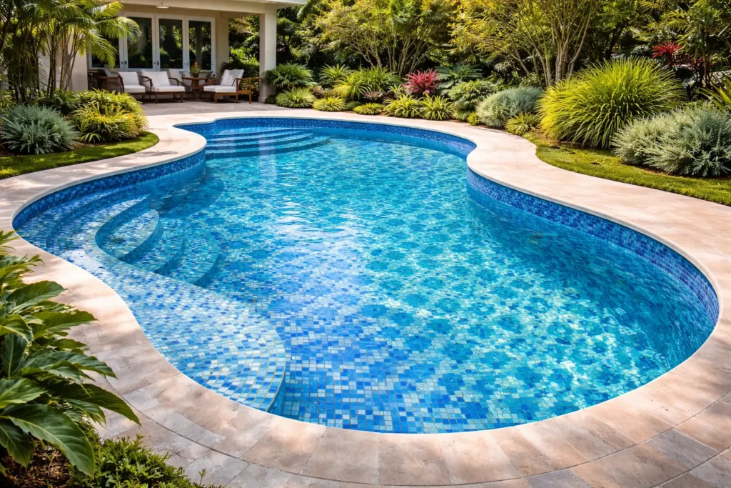 Swimming Pool Mosaic tiles