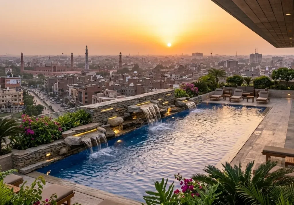 Custom Pool Water Features