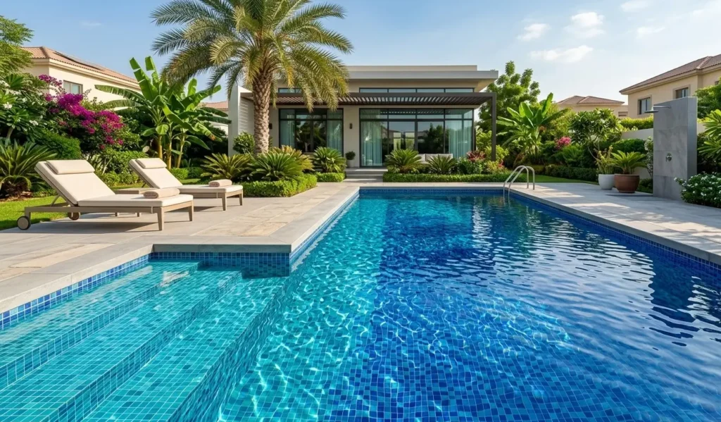 Swimming Pool Mosaic services in pakistan Design & Installation