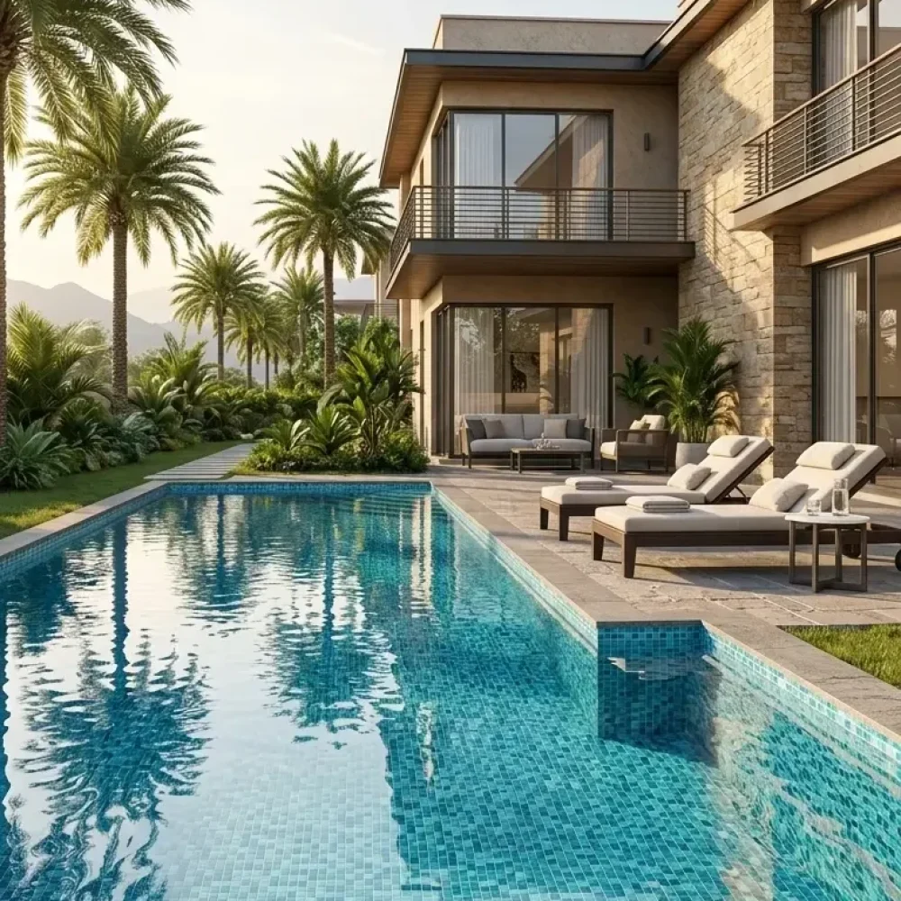 Swimming pool mosaic services in pakistan